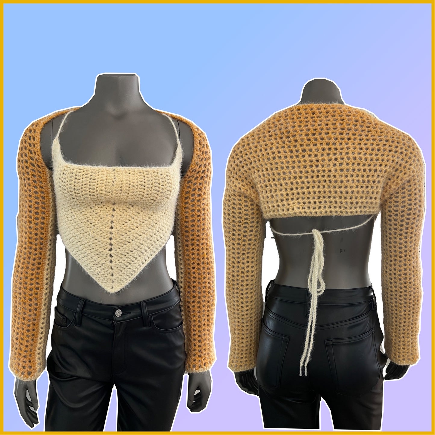 Fuzzy Bolero Sleeves & Top