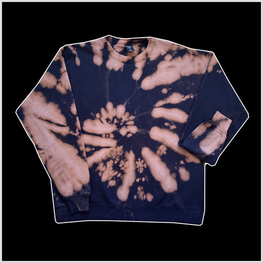 One Spiral Bleach Babe Crewneck - L