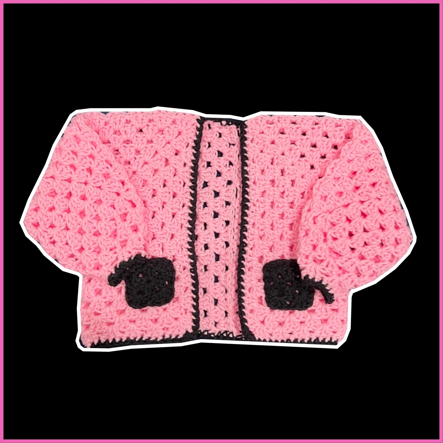 Kids Crochet Cardigan