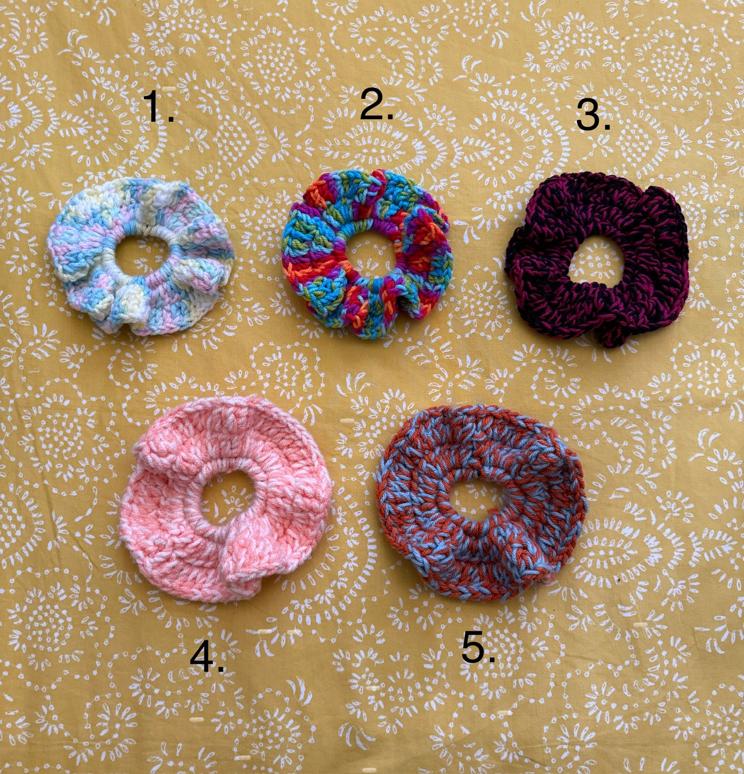 Crochet Ponytail Holder