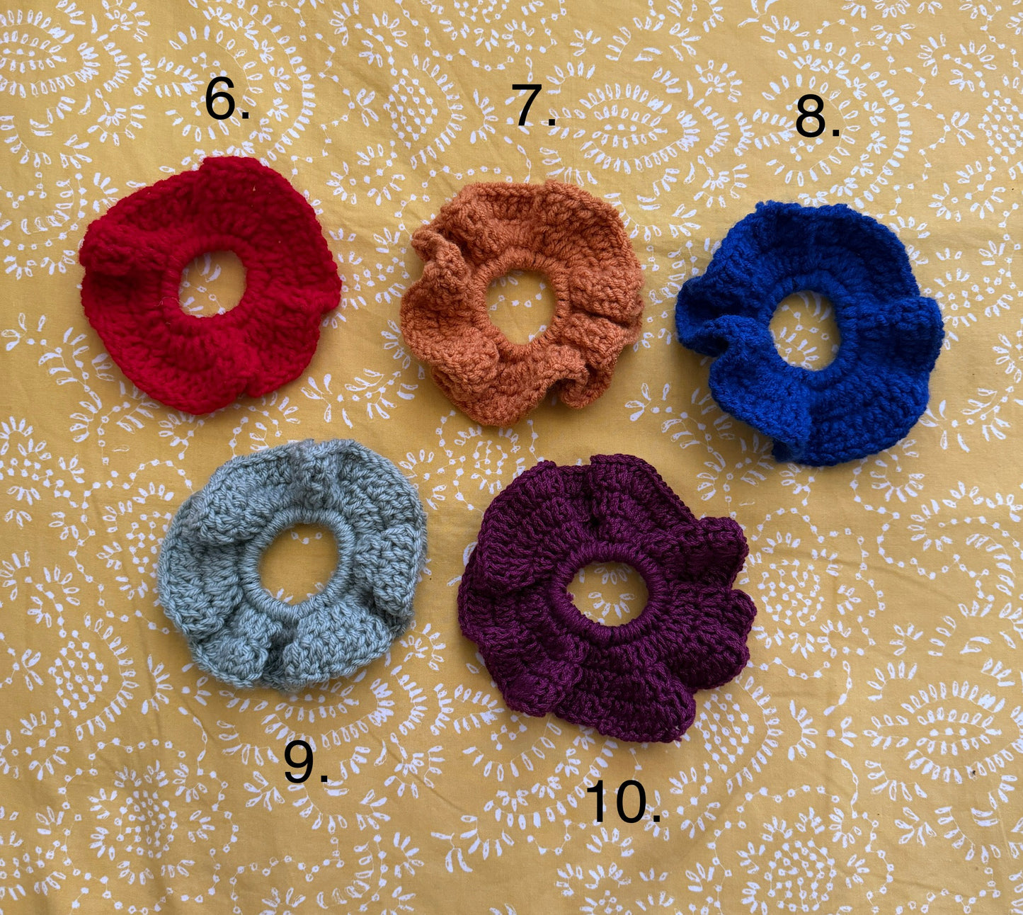 Crochet Ponytail Holder