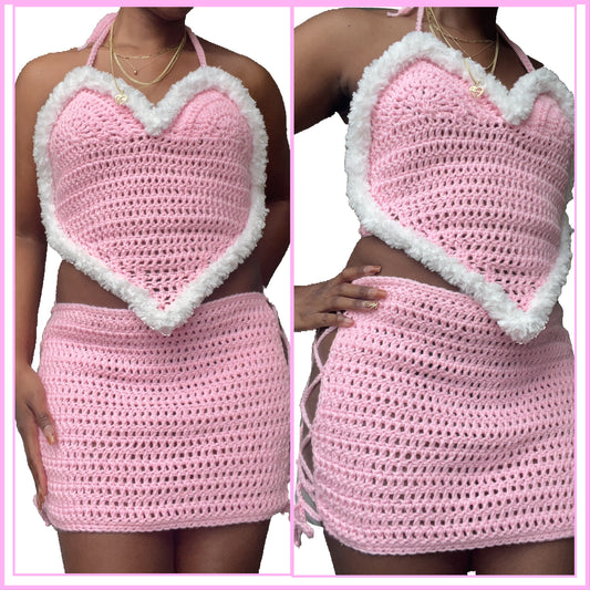 Feelin’ Fuzzy Skirt Set