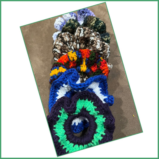 1 Crochet Ponytail Holder